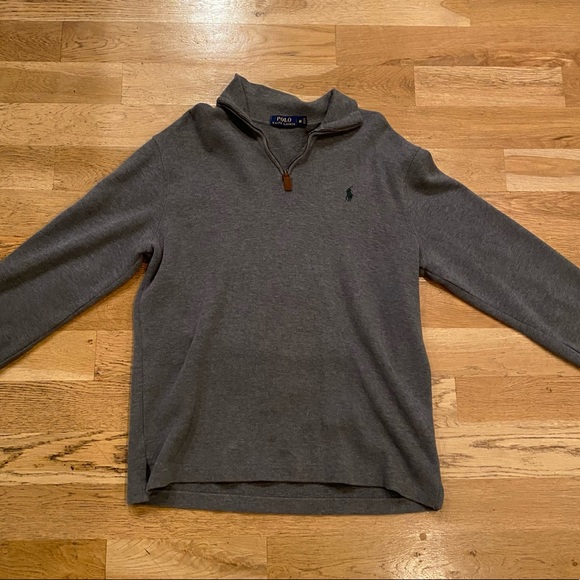 Polo Ralph Lauren Men’s Gray Quarter-Zip - Picture 2 of 4